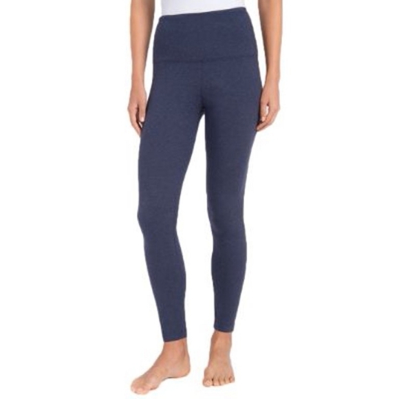 Lyssé Eclipse Melange Blue Medium Control Tight Ankle Leggings - Picture 1 of 10